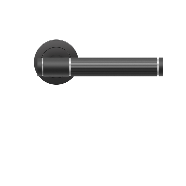 Karcher Design Studio Series 90C2 Lever on Round 3-Piece Rose – Custom-Bored Trim (ER90C2)