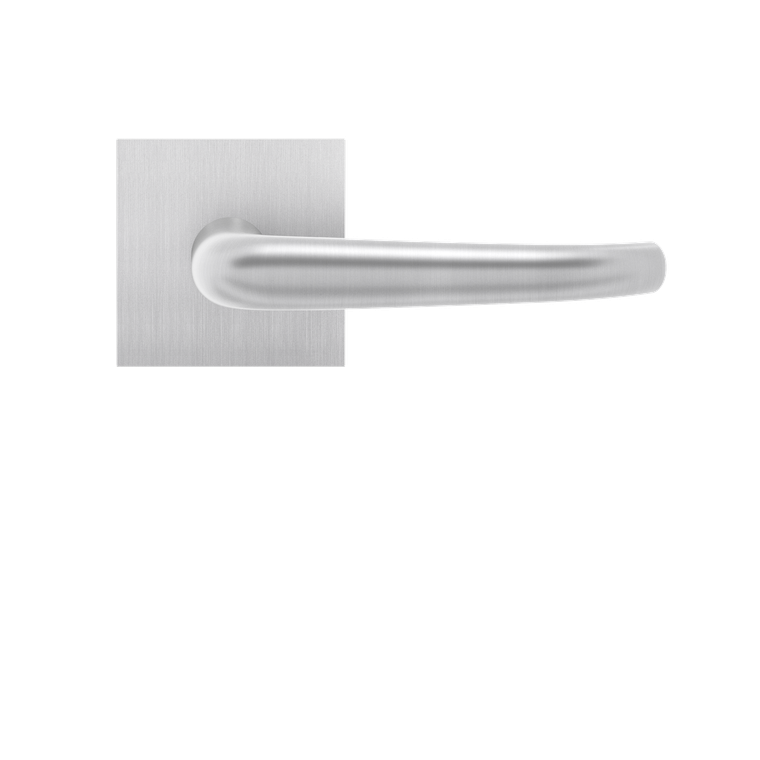 Karcher Design Elba Lever Set on Square Plan Design Rose – US Pre-Bored (UEPLQ22)
