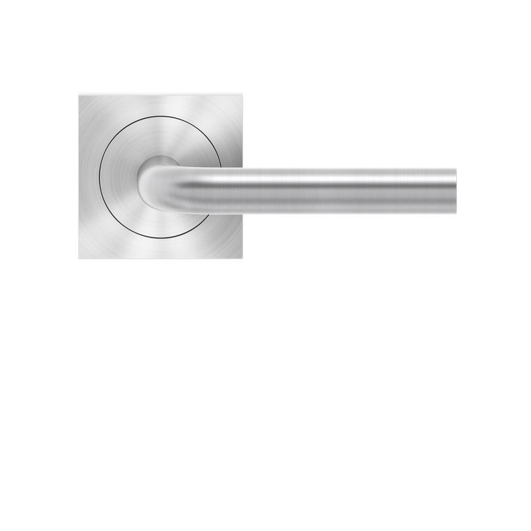 Karcher Design Malta Lever Set on Square 3-Piece Rose – US Pre-Bored (UERQ25)