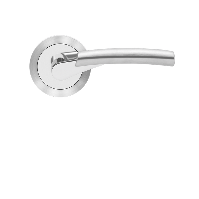 Karcher Design Atlantis Lever Set on Round 3-Piece Rose – US Pre-Bored (UER36)