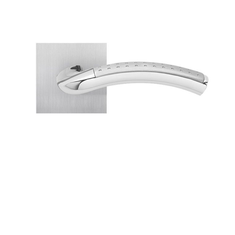 Karcher Design Phoenix Lever Set on Square Plan Design Rose – US Pre-Bored (UEPLQ40)