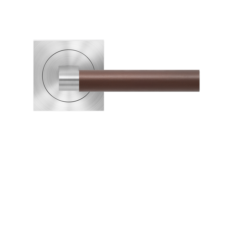 Karcher Design Madeira Lever Set on Square 3-Piece Rose – US Pre-Bored (UERQ45LH)