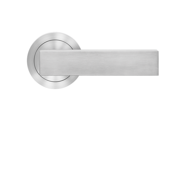 Karcher Design Milano Lever Set on Round 3-Piece Rose – US Pre-Bored (UER52)
