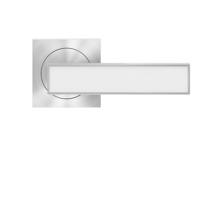 Karcher Design Torino Lever Set on Square 3-Piece Rose – US Pre-Bored (UERQ53Y)