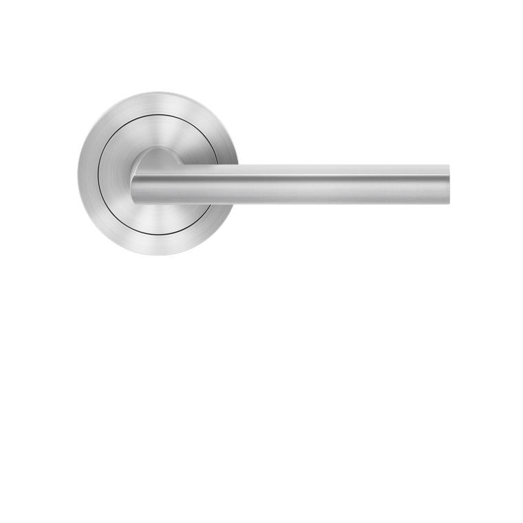 Karcher Design Montana Lever Set on Round 3-Piece Rose – US Pre-Bored (UER54)