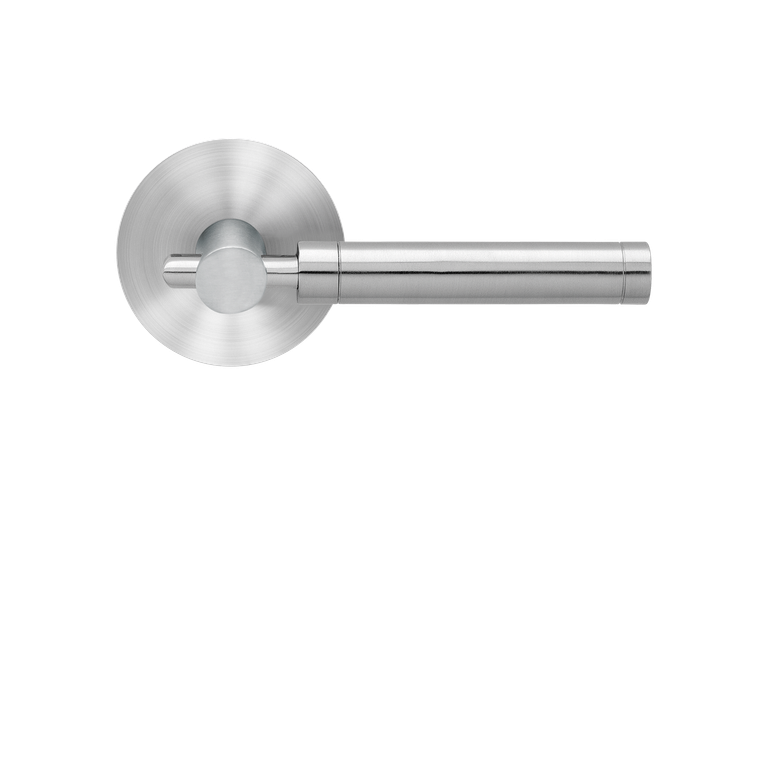 Karcher Design New York Lever Set on Round Plan Design Rose – US Pre-Bored (UEPL65)