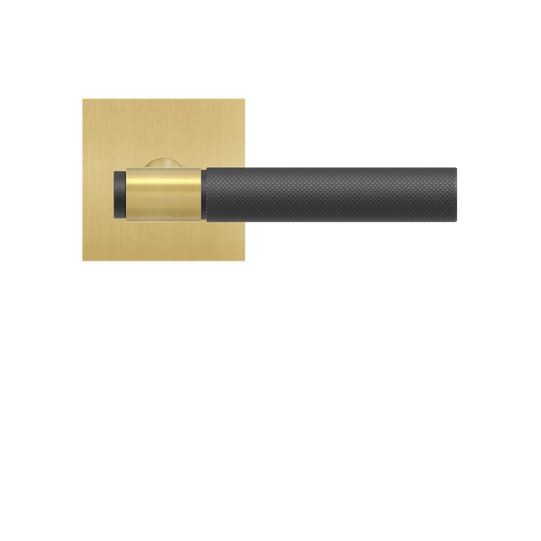 Karcher Design Studio Series 90B2 Lever Set on Square Plan Design Rose – US Pre-Bored (UEPLQ90B2)