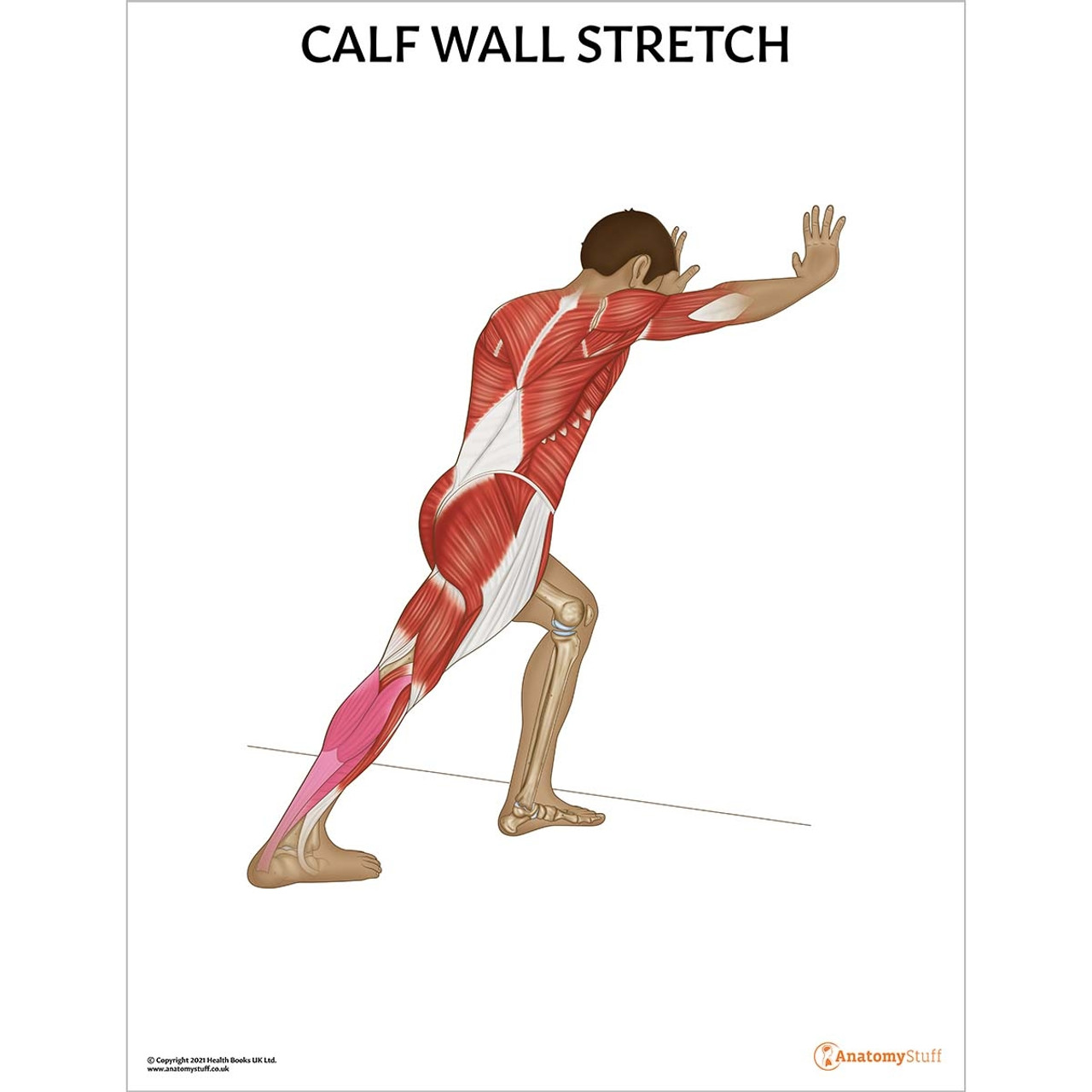 wall calf stretches