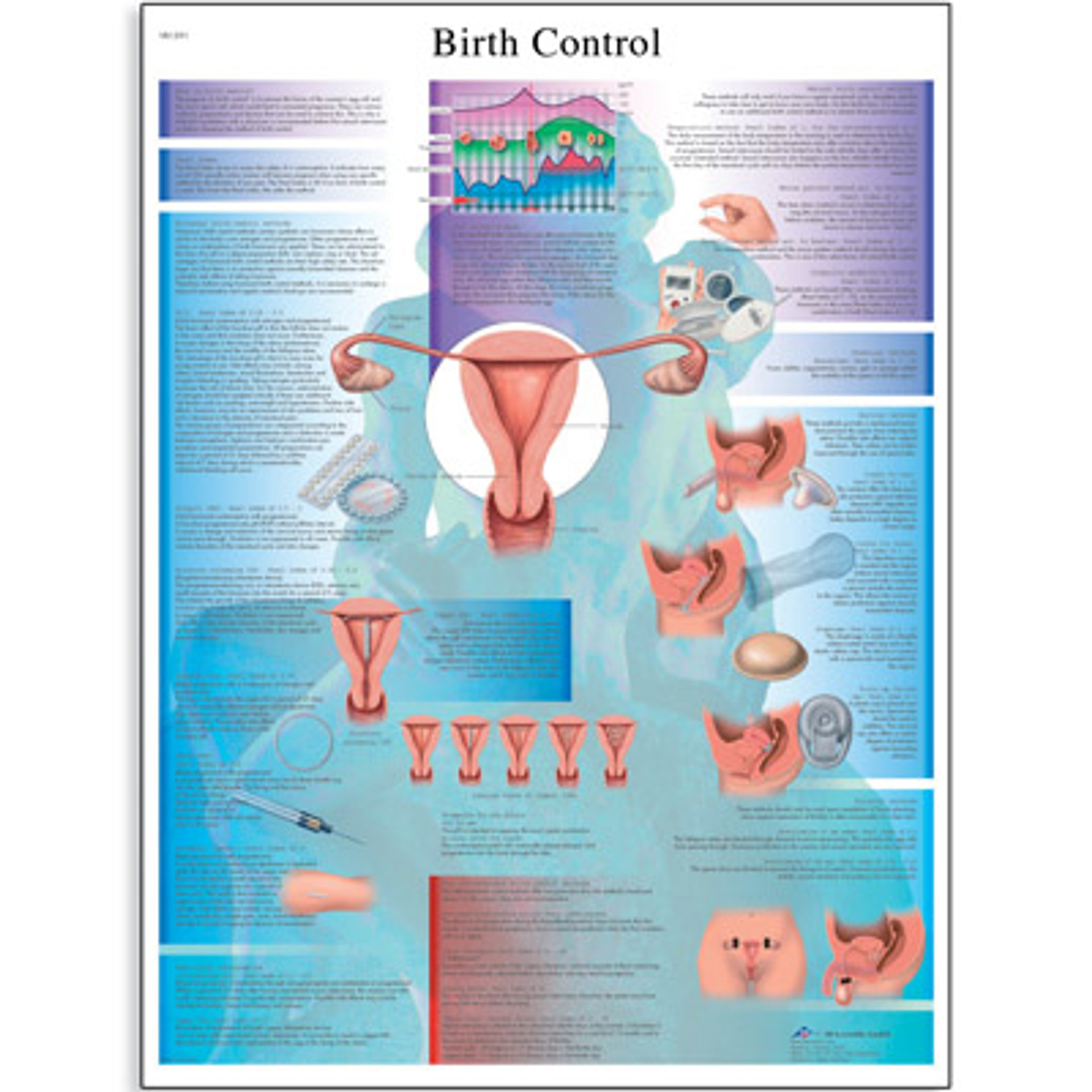 different types of birth control chart