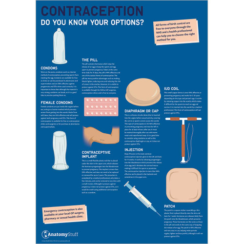 Contraception: Do you know your options? Poster