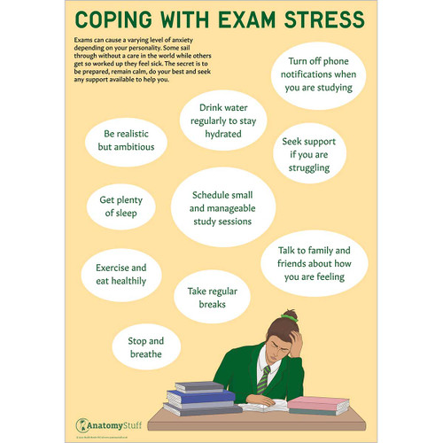 Coping with Exam Stress poster