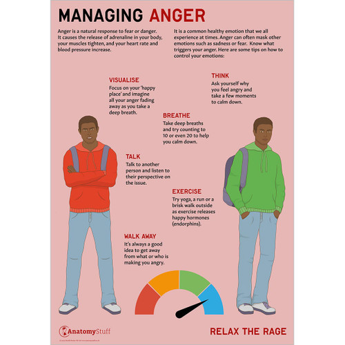 Managing Anger PSHE Poster