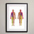 The Dermatomes Anatomy Fine Art Illustration Print