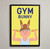 "Gym Bunny" Art Print Poster - Version 1