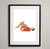 Lying Pretzel Stretch Fine Art Illustration Print