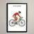 Cycling Anatomy Fine Art Print (Male)