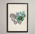 Framed Print of Floral Pelvis