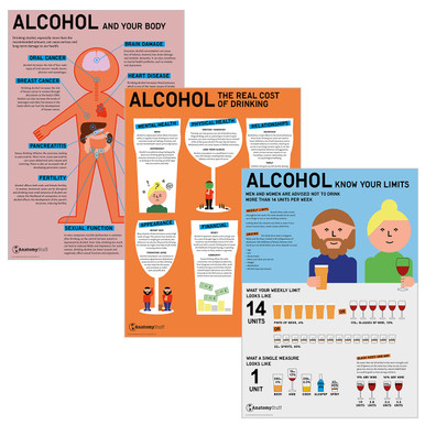 Alcohol Education 3 Poster Collection (Laminated)