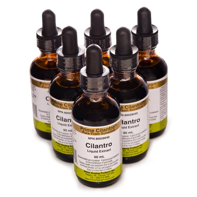 Cilantro Tincture Liquid Extract 60ml Bottle