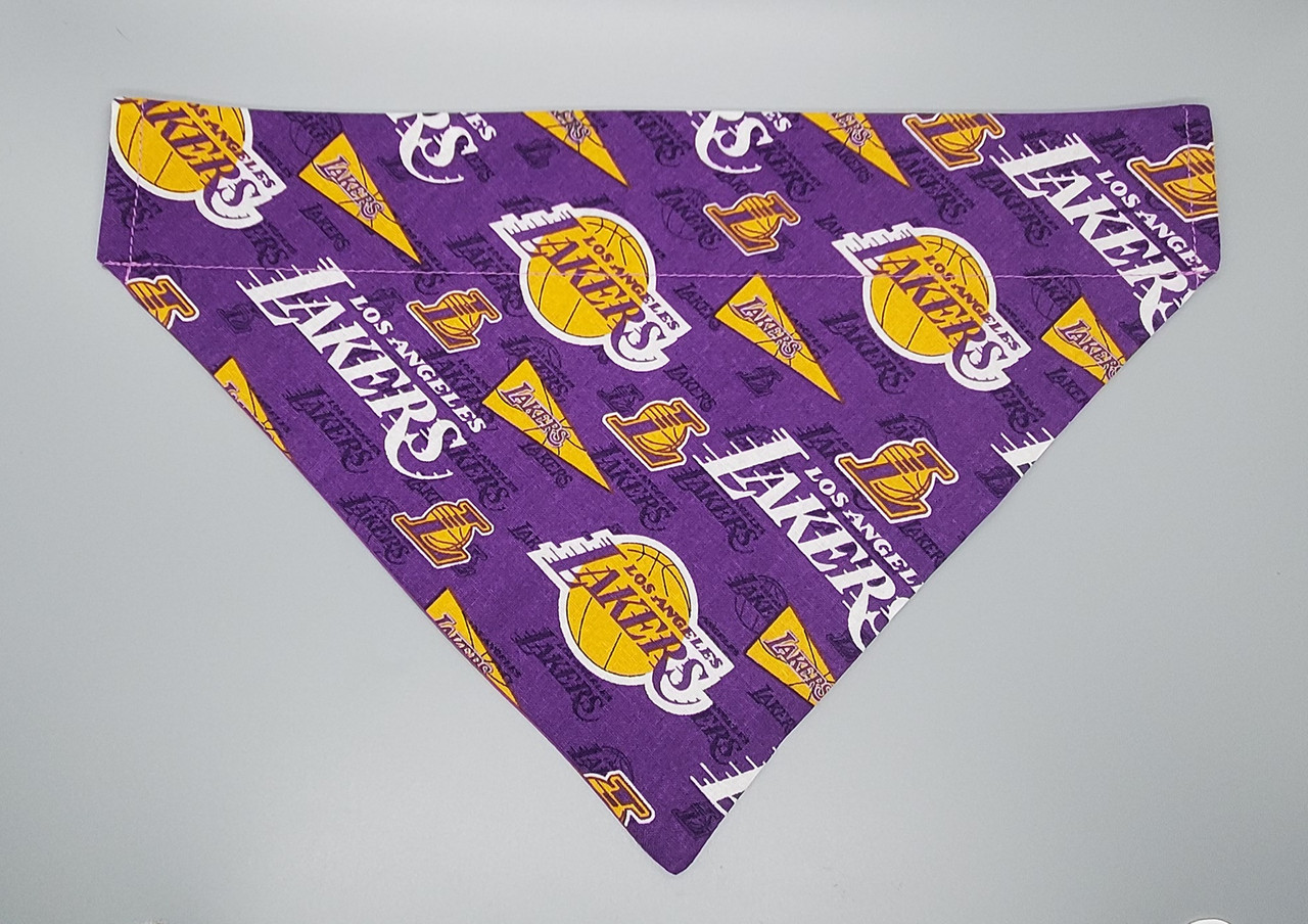 Los Angeles Lakers Dog Collar Bandana - Small 