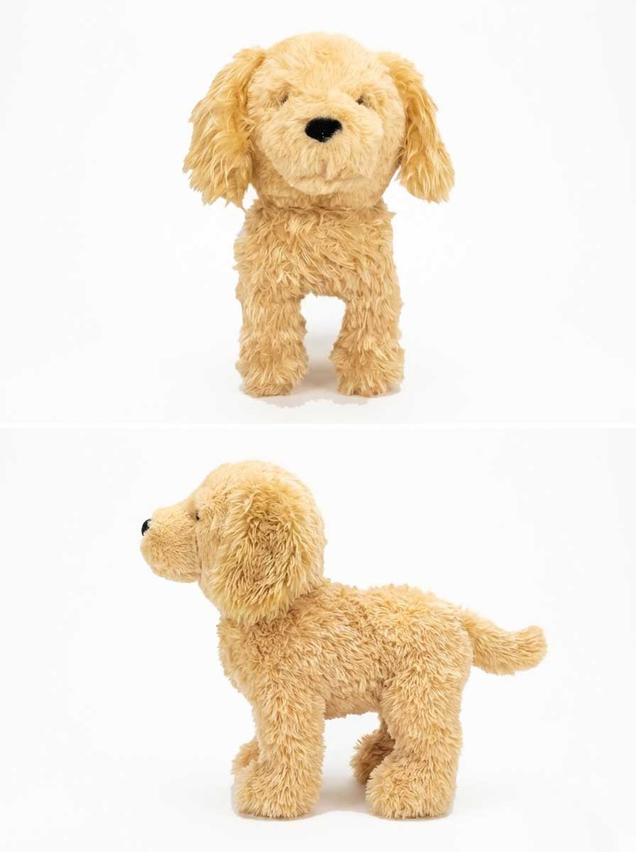 トイプー Jumbo 18 Inch Plush Dog Toy | 5 Squeakers | German Shepherd & Lab