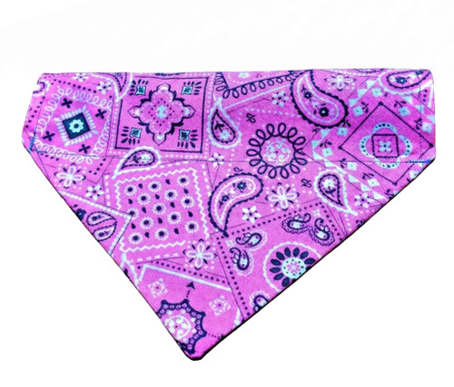 Pink Paisley Dog Bandana