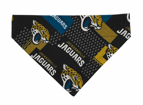 Jacksonville Jaguars Pet Bandana No-Tie Design