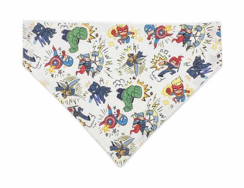 Marvel Avengers Pet Bandana No-Tie Design