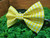 Yellow Gingham Pet Bow Tie