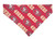 San Francisco 49ers Red Pet Bandana No-Tie Design