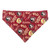 Florida State over the collar dog bandana, handmade slip-on style no-tie pet accessory.