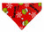 Grinch and Max Black Plaid Pet Bandana No-Tie Design