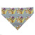 Flintstones over the collar dog bandana, handmade slip-on style no-tie pet accessory.