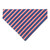 Small Stars and Stripes over the collar dog bandana, handmade slip-on style no-tie pet accessory.