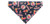 Angels over the collar dog bandana, handmade slip-on style no-tie pet accessory.