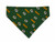 Green Bay Packers Pattern Pet Bandana No-Tie Design