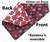 Gnomes and Paw Prints Reversible Pet Bandana No-Tie Design