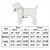 Sizing Guide for No-Pull Dog Harness. Measurements for Neck and Chest girth in inches and CM for Medium, Large, and XL sizes