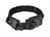 Classic Black Tactical Dog Collar. 1.5-inch wide heavy-duty design with control handle and black metal D-ring for leash attachment