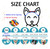 Size chart for Flat Brim Dog Hat showing how to measure head circumference and ear spacing, with measurement tables for Small, Medium, Large, and XL.
