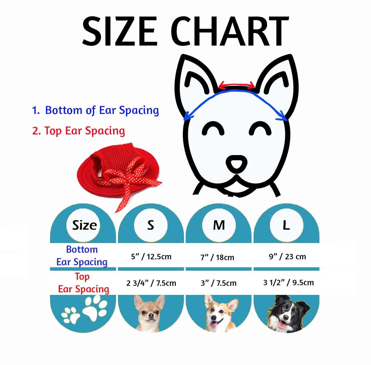 Round Brim Sizing Chart