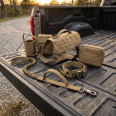 Coyote Tan Tactical Handler System | Military K9 Gear Kit | Barking Bad