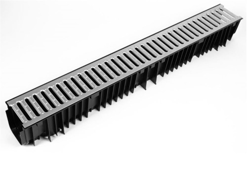 1mtr Plastic Drainage Channel (Galvanised Grating)