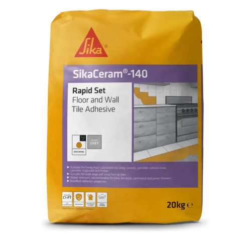 SikaCeram 140 Rapid Set Wall Tile Adhesive 20kg