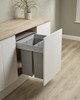 Wesco Grey Pullboy Z 827642-85E Pull Out Built-In Bin