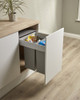 Wesco Grey Pullboy Z 827518-85E Pull Out Built-In Bin