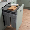 Caple SB5006202 Side Mounted 74L Duo Pull Out Bin