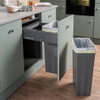Caple SB5006202 Side Mounted 74L Duo Pull Out Bin