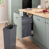 Caple SB6006202 Side Mounted 74L Duo Pull Out Bin
