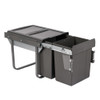 Austen & Co. 40L Built-In Pull Out Cupboard Kitchen Bin - 2 Compartments